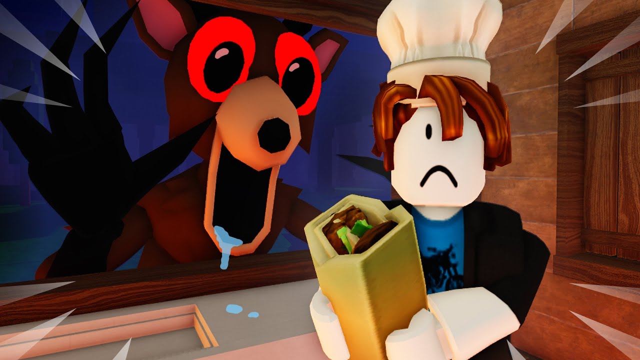 NIGHT SHIFT AT THE FOOD KIOSK IN 99 NIGHTS IN THE FOREST! Roblox Animation