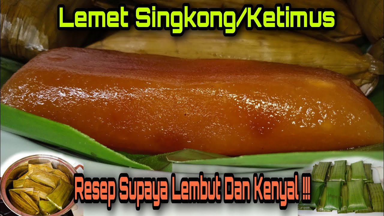 Cara Membuat Lemet Singkong/Ketimus Singkong Lembut Dan Kenyal‼️Makanan Tradisional Enak & Simpel⁉️