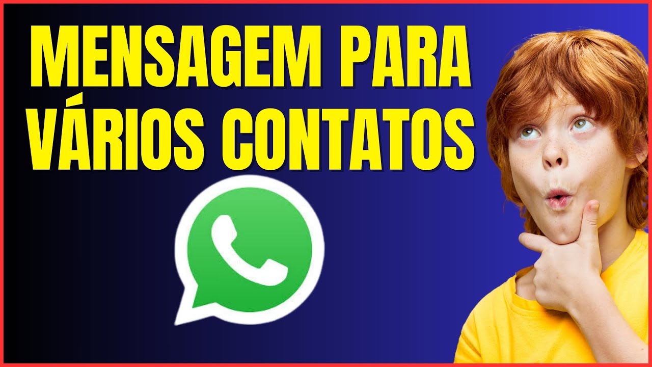 COMO ENVIAR MENSAGEM PARA VARIOS CONTATOS NO WHATSAPP - YouTube