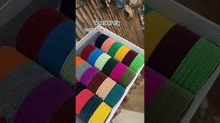 velvet Mattel bangles /colour full bangles #banglesdesign #jewellery #bangles #kangan #glassbangles