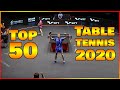 Top 50 best table tennis points of 2020 [HD]