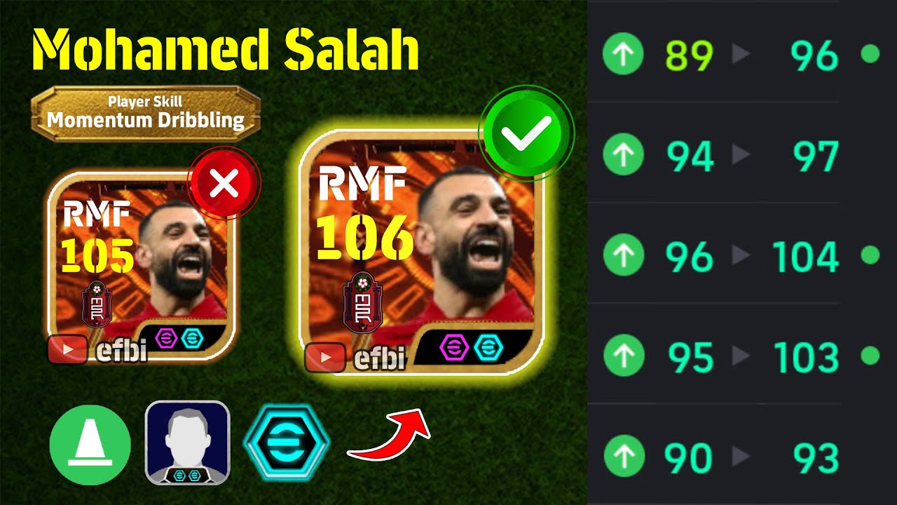 Big Time Мохамед Салах 106 ЛУЧШИХ ТРЕНИРОВОК с усилителем, максимальным уровнем, прогрессом игрок...