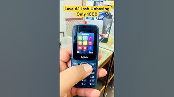 Lava A1 Josh Unboxing || Under 1000 || Slim Keypad Mobile #viral #shortsfeed