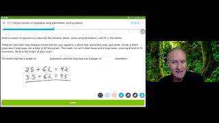 IXL Algebra1 - U.11 Solve a System of Equations Using Elimination: Word Problems
