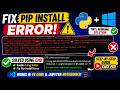 Fix Pip Install Error WinError 206 Filename or Extension Too Long VS Code Jupyter Python