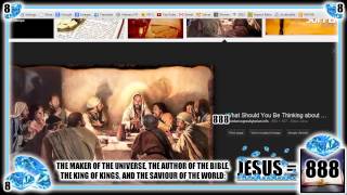 Jesus = 888, Gem 795 B: The Lord's Supper. Bread and Wine.