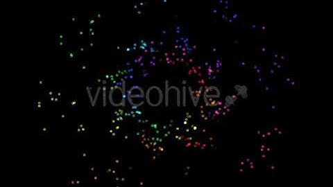 Colorful Particles Dance V1 | Motion Graphics - Envato elements