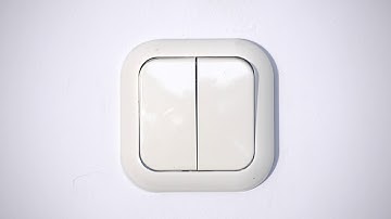 Turning on and off a light switch. Free HD video stock footage