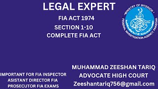Understanding the FIA Act 1974: Key Provisions and Their Implications
