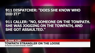 Akron police searching for man who strangled young woman jogging on towpath