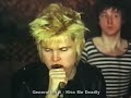 Capture de la vidéo Generation X - Kiss Me Deadly 1977 (Fan Video By Atomic)