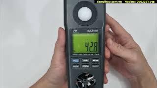 Hướng dẫn sử dụng máy đo đa chức năng LM-8102 của hãng Lutron