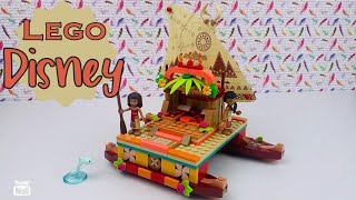 LEGO Disney - Vianas Katamaran - Moana's Wayfinding Boat - 43210 - Unboxing - Stop Motion