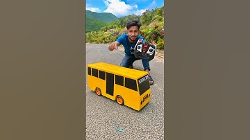 Home made rc school bus #unboxing