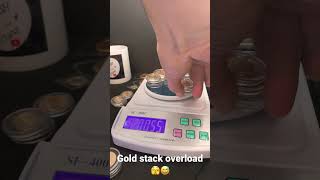 Stacking over $32,000.00 in Gold Coins
