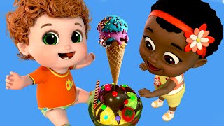 Sharing Is Caring - Sharing Ice Cream Song - Healthy Habits | Blue Fish  Nursery Rhymes & Kids Songs