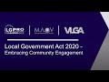 Local government act 2020 explained embracing community engagement