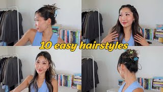 10 quick and easy hairstyles (favorite trendy hairstyles)