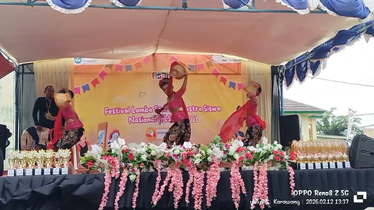 Tari kreasi Jaipongan Ronggeng nyentrik Anak - anak SDN Sri Kamulyan 3