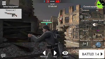 THOMPSON GAMEPLAY! WORLD WAR HEROES LETS PLAY PT.4