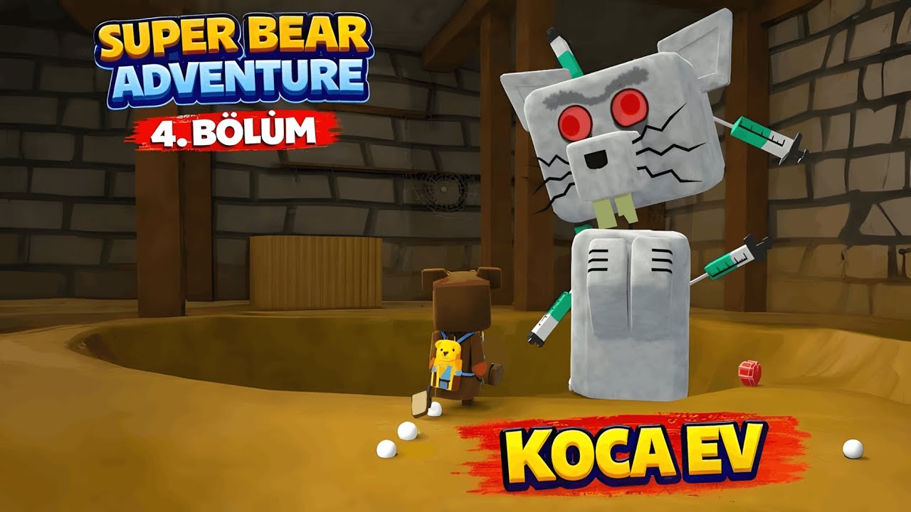 Koca Ev Çok Korkutucu! 😱 | Super Bear Adventure Bölüm 4