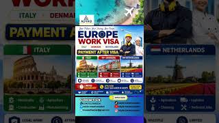 🇪🇺 EUROPE WORK VISA 2026 | Jobs Available in Italy, Denmark & Netherlands | Apply Now! 🚀✈️#visa