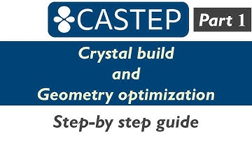 How to build and optimize crystal structure of a compound | Part 01 | Materials studio (CASTEP)