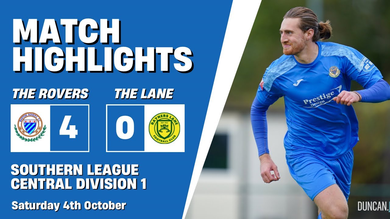 Barton Rovers 4-0 Rayners Lane Highlights - 04/10/25 - Southern League Central Division One