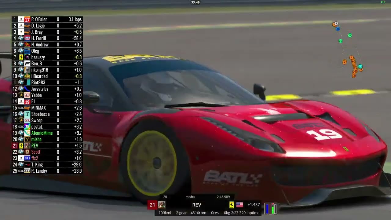 BATL - GT3/LMP1 - Race 3 - SPA
