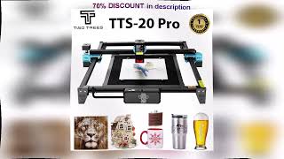 A must-have product! Twotrees TTS-20 Pro Metal Laser Engraving Machine WiFi Offline Control 20W Bl