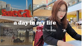 A day in life going to College in Toronto at  Seneca College | Study Vlog| NewnHam Campus |