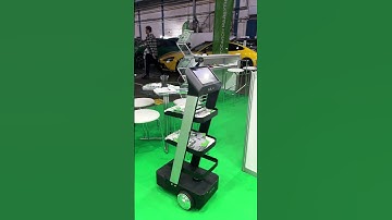 RobotTima at the Plug-In 2025 exhibition at the UGV Chargers stand