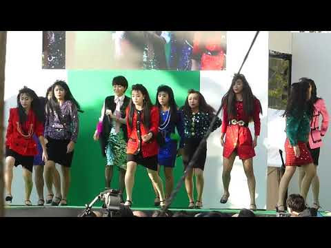 2017 1112御堂筋ランウェイ15　荻野目洋子さんと登美丘高校ダンス部◎