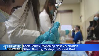 Cook County Opening 3 Mass Vaccination Sites This Week