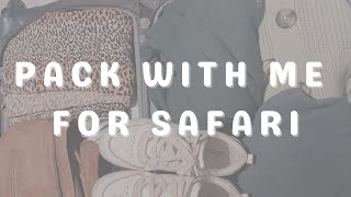 PACK WITH ME for a LUXURY SAFARI in South Africa's Kruger | What I packed as a Local!