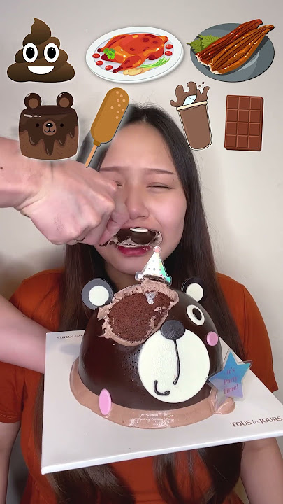 CHALLENGE MAKANAN COKELAT RANDOM 🤎 ASMR 🤫