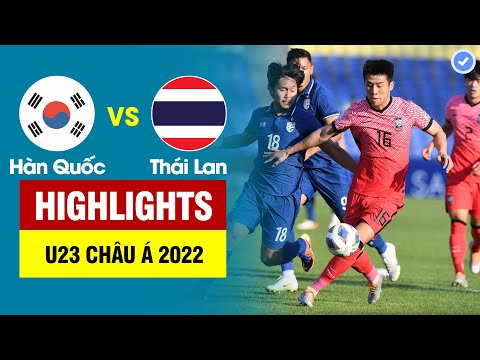 Highlights U23 Hàn Quốc vs U23 Thái Lan | Thua cay đắng - dàn sao Thái Lan đau đớn nhìn VN đi tiếp