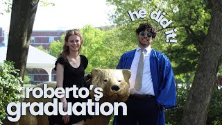 he graduated!! Roberto's graduation from WNEU