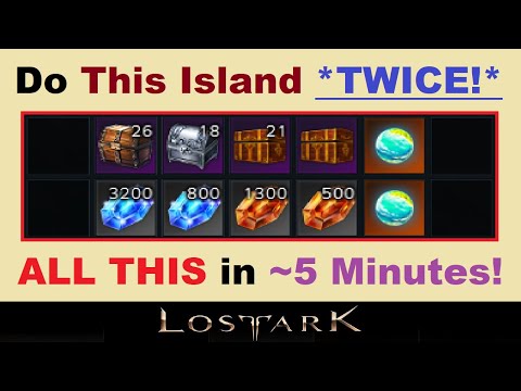 ~DO  THIS ISLAND *TWICE!!*~.. 4,000+ *FAST* T2 Guardian Stones & More  in Lost Ark! (Lost Ark Tips)