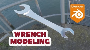 Double Open Ended Wrench modeling in Blender _ Blender Tutorial