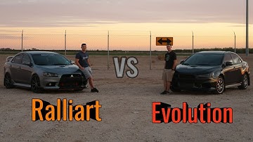 Mitsubishi Evolution Vs Ralliart
