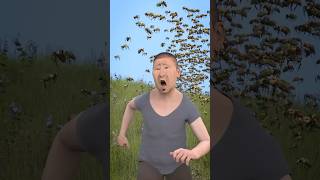 If you're Attacked By A Swarm Of Bees in Roblox #roblox #shorts