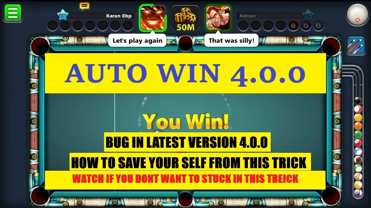 Autowin trick (100%)||8 ball pool|| 8BP with *AB* by 8BP ... - 