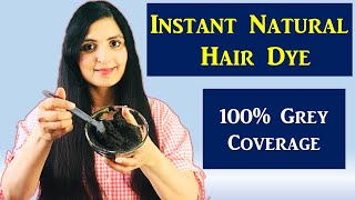 HERBAL HAIR DYE \/ Homemade Hair Dye Recipe \/ Natural Hair Color\/ Grey Hair Remedy\/ Samyuktha Diaries