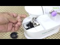 Portable sewing machine or Mini selai machine review -How to do thread gear cleaning, demo in Hindi