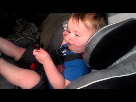 Trent and his messy lollipop 04/13/13