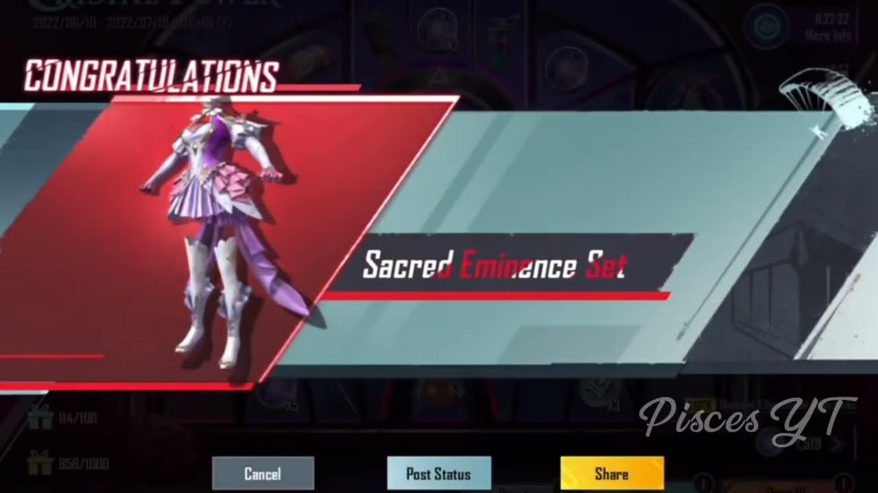 CRYSTAL POWER PUBG 😍 | LUCKY SPIN CRATE OPENING 🔥 | 8 Mythic New Lucky Spin 🙀 | Mythic in 10uc