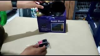 Tes suara klakson keong snail horn/Scania   modul Putus- putus by. Sokka shop