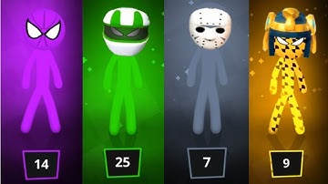 Stickman Party Tournament Mode 1234 Player MiniGames Gameplay Part 972