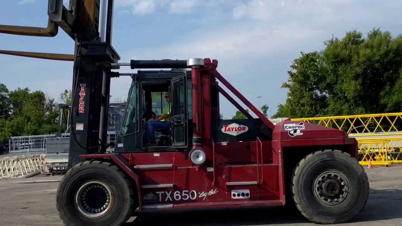 2011 Taylor Tx650l Heavy Duty Forklift Youtube